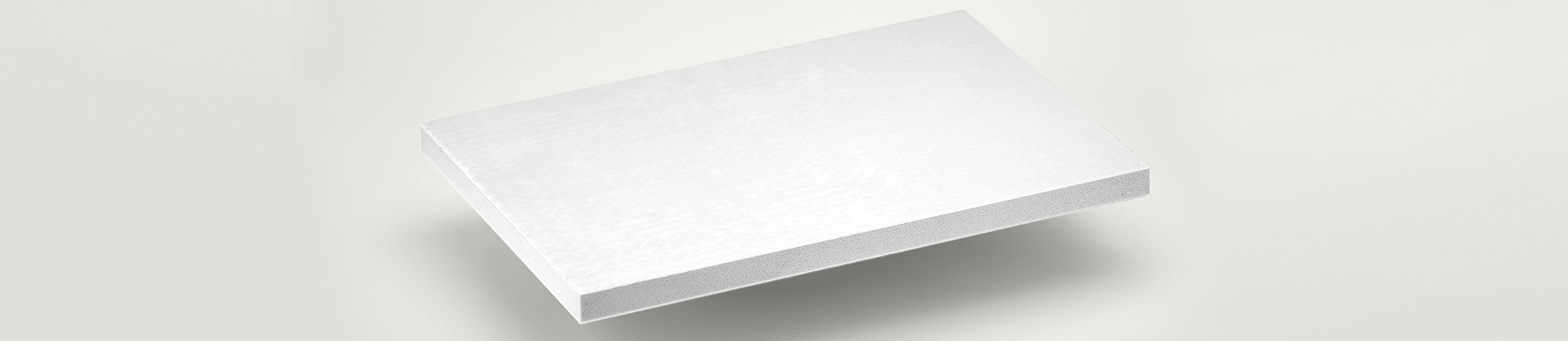 CLEARPET is a lightweight sandwich panel with a PET foam core and skins in a fi breglass impregnated with epoxy resin.